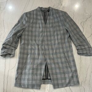 Kenneth Cole 3/4 Sleeve Open Blazer